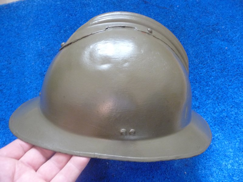 Francouzská helma pro Luftschutz - Vzácná - Kliknutím na obrázek zavřete
