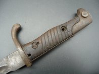 Německý bodák 1898/05 zbroušená pila bz pouzdra