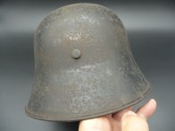 Německá vzácnější ranní helma M18 pro Feuerschutzpolizei