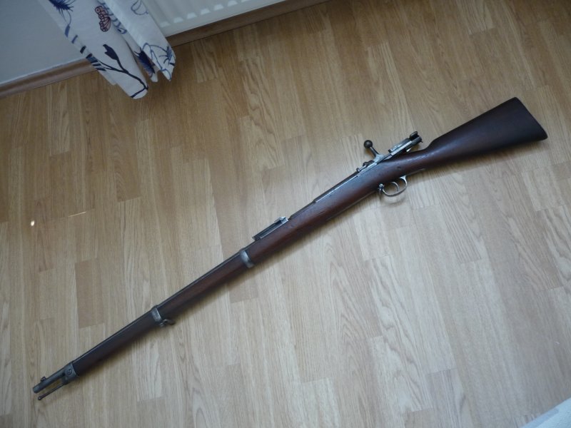 Německá puška Mauser M71/84 Amberg - Kliknutím na obrázek zavřete
