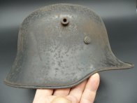 Německá vzácnější ranní helma M18 pro Feuerschutzpolizei