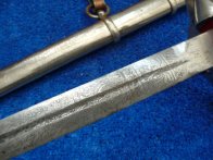 Italský kord model 1888 - zdobená čepel