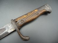 Německý bodák 1898/05 bz pouzdra