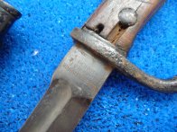 Německý bodák 98/05 Mauser - zbroušená pila