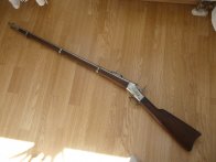 Vojenská US puška Remington 1871 v cal.50-70 - stát New York Vojenská US puška Remington 1871 v cal.50-70 - stát New York