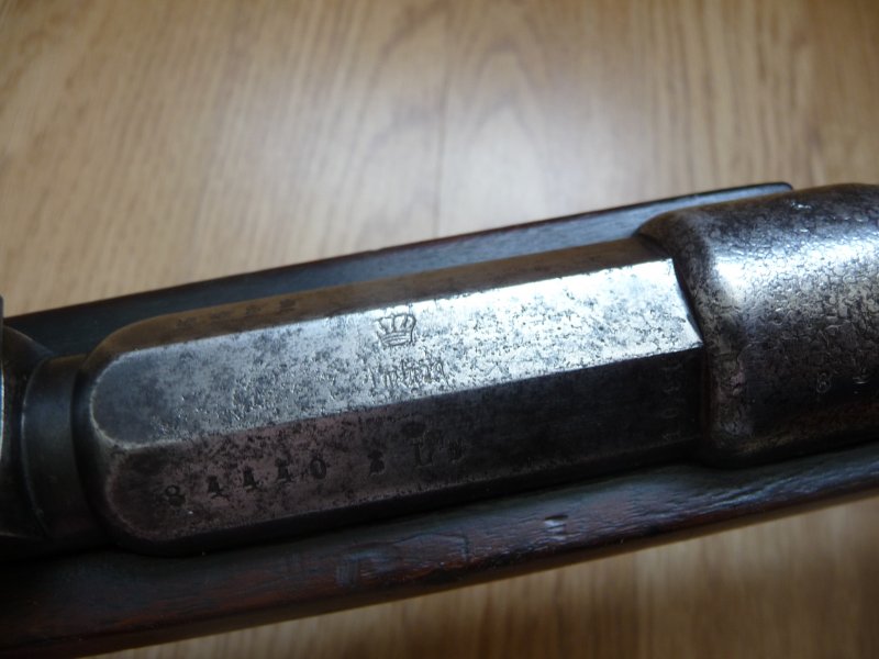 Německá puška Mauser M71/84 Amberg - Kliknutím na obrázek zavřete