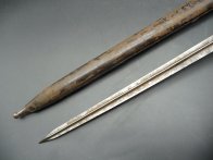 Rakouský tulejový bodák Lorenz 1854 s pouzdrem