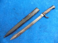 Německý bodák 98/05 Mauser - zbroušená pila