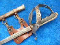 Italský kord model 1888 - zdobená čepel
