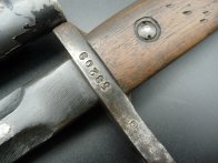 Belgický bodák 1916/35 upraven Němci za 2 sv.války