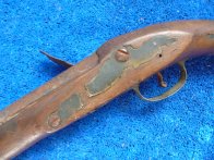 Vojenská křesadlová pistole na opravu - 50 cm