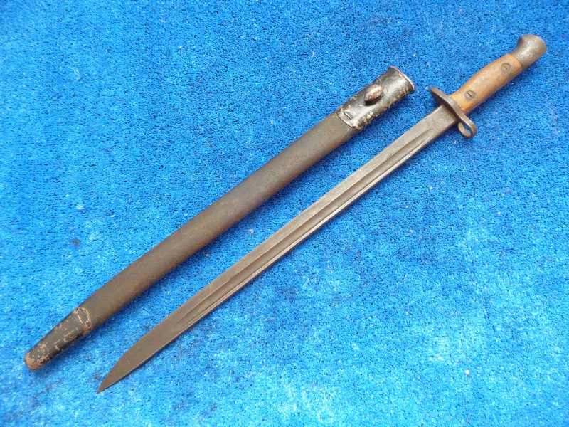 Anglický bodák P 1907 I model - Vzácnější - Kliknutím na obrázek zavřete