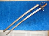 Rakouská jezdecká šavle vz.1861 pro mužstvo – těžká verze Rakouská jezdecká šavle vz.1861 pro mužstvo – těžká verze