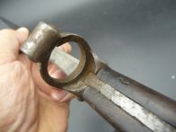 Francouzský bodák Gras 1874 upraven na Gewehr 1888