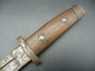 Útočný nůž z belgického bodáku 1889 bz pouzdra
