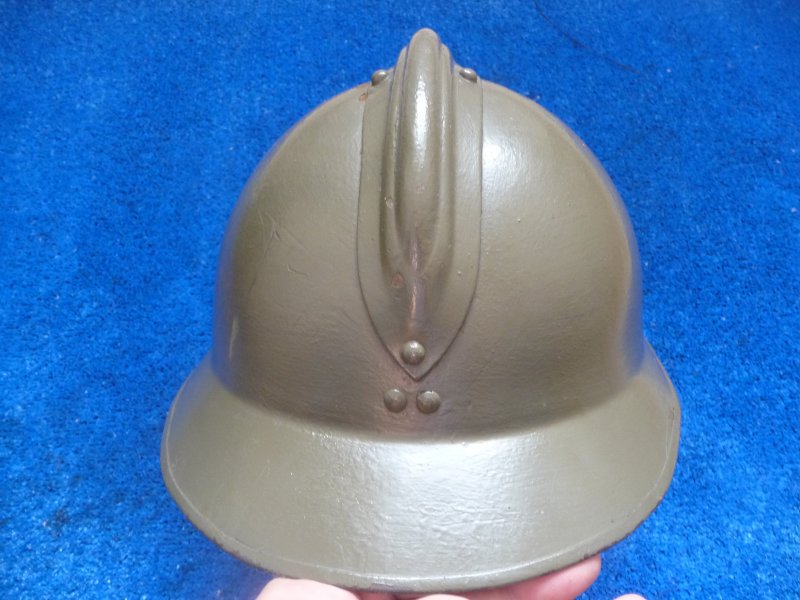 Francouzská helma pro Luftschutz - Vzácná - Kliknutím na obrázek zavřete