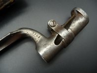 Rakouský tulejový bodák Lorenz 1854 s pouzdrem
