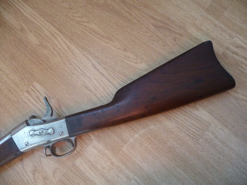 US puška Remington M71 Rolling Block, v americké ráži 50/70 - Kliknutím na obrázek zavřete