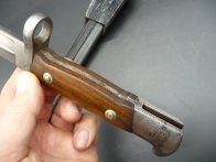 Německý bodák 1871/84 ve vycházkové úpravě