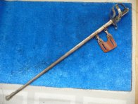 Italský kord model 1888 - zdobená čepel