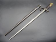 Francouzský bodák Gras 1874 upraven na Gewehr 1888