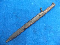 Německý bodák 98/05 Mauser - zbroušená pila