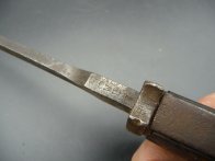 Německý bodák 1898/05 zbroušená pila bz pouzdra