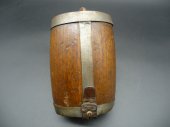 Italská dřevěná polní láhev 1907 - Vzácná