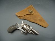 Plátěné pouzdro na revolver vyrobeno před rokem 1900