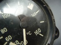 Luftwaffe palubní přístroj Dampfdruckthermometer Fl.20308