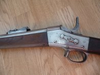 US puška Remington M71 Rolling Block, v americké ráži 50/70