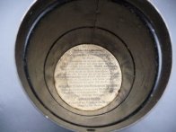 Německá plechovka od masky z 1 sv.války