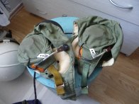 Sovětská výšková helma GŠ-6 včetně kombinézy