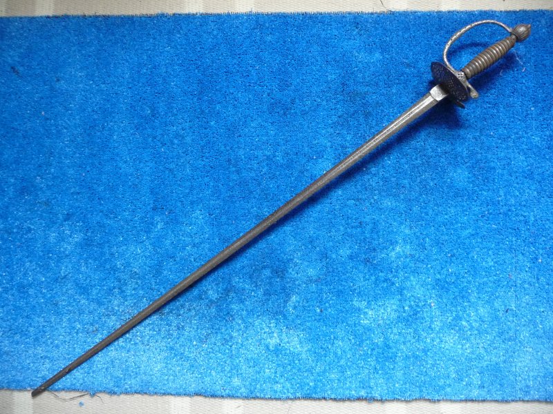 Německý barokní kord 18 století - čepel Toledo - Kliknutím na obrázek zavřete