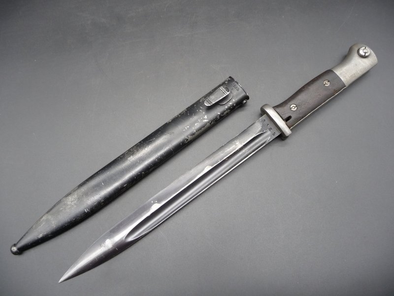 Německý předválečný bodák 84/98 S.178G, rok 1935 - sčíslovaný - Kliknutím na obrázek zavřete