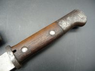 Německý bodák 1914 I model - vzácný výrobce B.K. - Zamluven