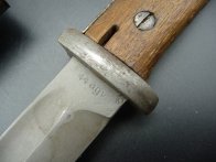 Německý válečný bodák Mauser 84/98 z roku 1944