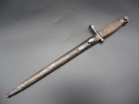 Belgický bodák 1916/35 upraven Němci za 2 sv.války
