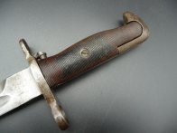 Vzácný dlouhý US bodák M1905 Garand - zn,WT 1943