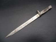 Německý náhradní bodák na Gewehr 1888 bz pouzdra - Pěkný Německý náhradní bodák na Gewehr 1888 bz pouzdra - Pěkný
