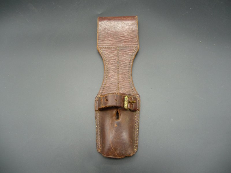 Argentinský kožený závěsník na mačetu 1909 - Kliknutím na obrázek zavřete