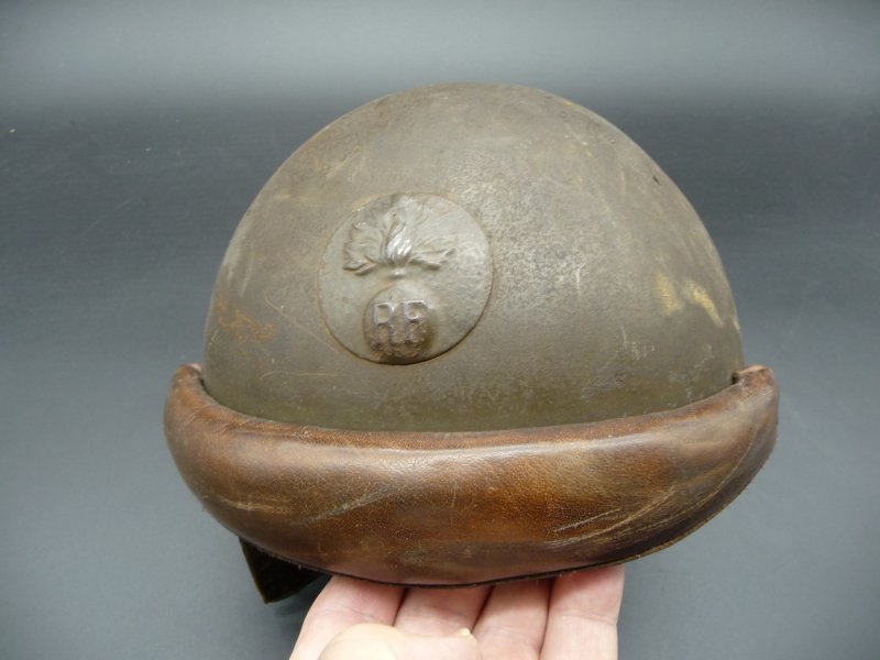 Francouzská tankistická helma model 1935 z 2 sv.války - Kliknutím na obrázek zavřete