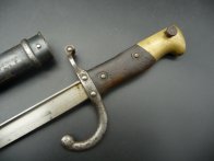 Francouzský bodák Gras 1874 upraven na Gewehr 1888