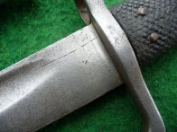 R-U krácený bodák Werndl vz.1867 poddůstojník - dvojí značení