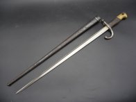 Francouzský bodák Gras 1874 upraven na Gewehr 1888