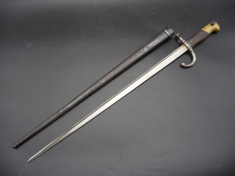 Francouzský bodák Gras 1874 upraven na Gewehr 1888 - Kliknutím na obrázek zavřete