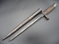 Belgický bodák 1916/35 upraven Němci za 2 sv.války