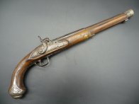 Pistole s Ag kováním z pol.18.stol. od puškaře Vignat Pistole s Ag kováním z pol.18.stol. od puškaře Vignat