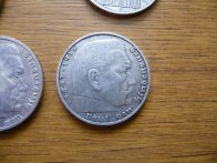 Konvolut 5 kusů říšských 5 marek.