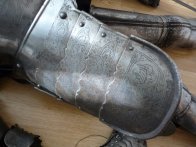 Pěkná replika renesanční zbroje